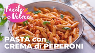 FUSILLI CON CREMA DI PEPERONI  E PANNA FATTA IN CASA [upl. by Kendricks]