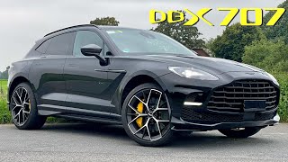 Aston Martin DBX 707 307kmh REVIEW on AUTOBAHN [upl. by Conrad]