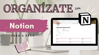 CÓMO USAR NOTION 💡 TUTORIAL 1 PRIMEROS PASOS Y AGENDA SEMANAL CON NOTION  Tidytoc [upl. by Riffle]