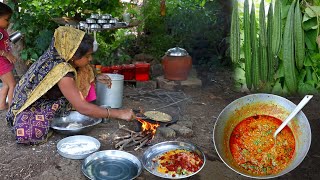 Sev turiya  Gujarati Kathiyavadi Food  ridge gourd curry [upl. by Esiuqram]