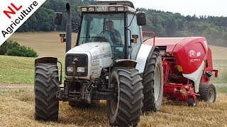 Pressing bales  Massey Ferguson 6290  Lely Welger RP 245  Balen persen  Goldhausen [upl. by Combs527]