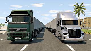 Which is Superior Unconventional Testing of American and European Semi Trucks [upl. by Oigile]