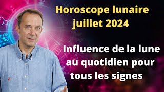 horoscope lunaire astro juillet 2024 [upl. by Remliw]