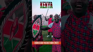 KENYA dancing team wins OOREDOO MARATHON 2023 short [upl. by Boar]