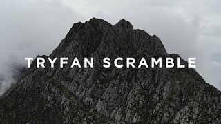 Tryfan North Ridge Face Scramble  Epic wild camping in Snowdonia [upl. by Rorry]