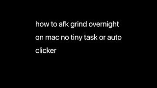 How to AFK grind in anime fighters on mac no tinytask or autoclicker [upl. by Wilhelmine]