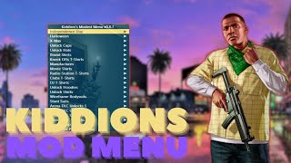 KIDDIONS MOD MENU GTA 5  GTA ONLINE UNDETECTED MENU  DOWNLOAD FREE KIDDIONS MOD MENU 2024 [upl. by Akere]