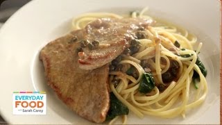 Chicken or Veal Piccata  Everyday Food with Sarah Carey [upl. by Fish]