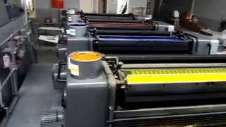 Heidelberg Speedmaster 70x100 ofset 5 renk [upl. by Adnawt]