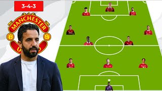 How Ruben Amorim Will Transform Manchester United  Predicted Lineup amp Tactics for EPL 202324 [upl. by Ocker409]