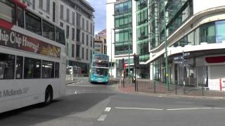 BIRMINGHAM BUSES MARCH 2014 [upl. by Aniretac736]