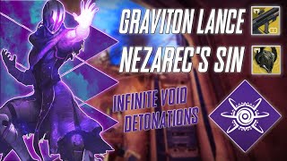 Nezarecs Sin  Graviton lance  INFINITE EXPLOSIONS VOIDWALKER BUILD  DESTINY 2 SEASON OF PLUNDER [upl. by Alaster525]