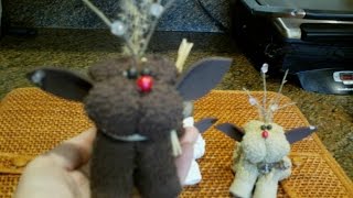 how to make easy face cloth reindeer 10 minutes cute Christmas easy craft [upl. by Buatti763]