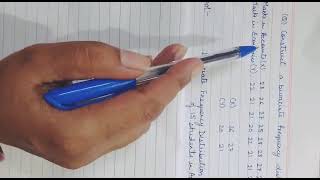 Bivariate frequency distribution table [upl. by Aicilaf529]