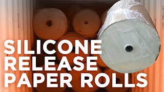 Silicone Release Paper Rolls [upl. by Koeppel]