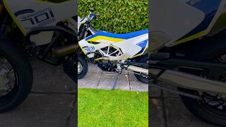 Husqvarna 701 Supermoto with a load of AS3 Performance upgrades left side 701 motard husqvarna [upl. by Eirrab]