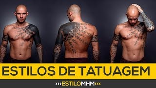 9 ESTILOS DE TATUAGEM para você conhecer e se inspirar [upl. by Frieder100]