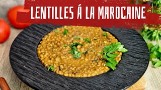 Des lentilles à la marocaine une recette économique de lentilles en sauce LACHOUFAMILY [upl. by Korney356]