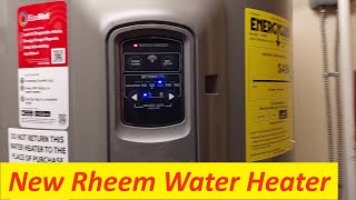 NPL 105  New Electric Rheem Water Heater [upl. by Addiego85]