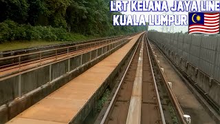 LRT kelana jaya line complete train journey to kl sentral [upl. by Zolly]