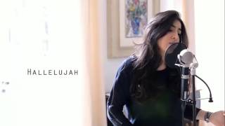 Hallelujah Cover by Luciana Zogbi Lyric Video [upl. by Beshore]