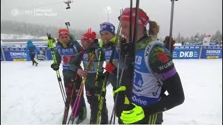 Biathlon  quotOberhof 2019quot  Staffel Damen  Relay Women [upl. by Lecram]