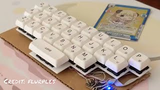 This keyboard Sounds SO GOOD asmr Credit flurples [upl. by Llerrehc]