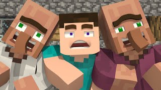 Annoying Villagers 2  Minecraft Animation [upl. by Raseta513]