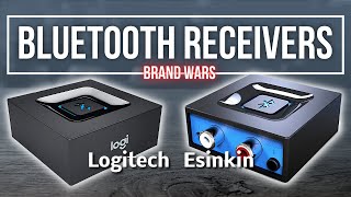 🖥️ Esinkin Bluetooth Receiver VS Logitech Bluetooth Receiver  Best Bluetooth Receivers [upl. by Gabriel]