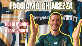 ⚠️ IMPARIAMO A COLLEZIONARE  Modelli di maglie da calcio da collezione e il loro valore [upl. by Notla]