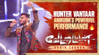 Anirudhs PowerPacked Hunter Performance  Vettaiyan Audio Launch  Rajinikanth  Sun TV [upl. by Nevile]