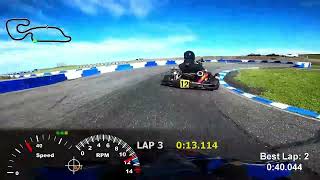 80cc Shifter Kart Group B  2024 1st Race  Qualifying [upl. by Aslin]