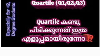 Quartile Q1 Q2 Q3 Quartile in Grouped Data E4economics quartile in Continues data [upl. by Enywad]