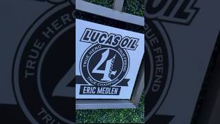 Eric Medlen golf tournament tees off lucasalliance lucasworks [upl. by Steffane604]