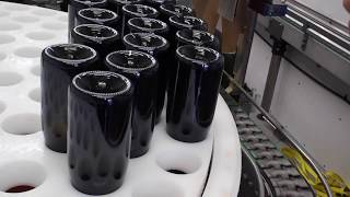 How sparkling wine is bottled a mobile disgorging line [upl. by Elson]