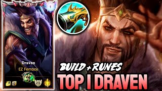 WILD RIFT DRAVEN  TOP 1 DRAVEN GAMEPLAY  GRANDMASTER RANKED [upl. by Anilyx]