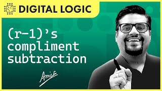 Subtraction using r1s Complement Method  Number System  Digital Circuits GATE [upl. by Niraa49]