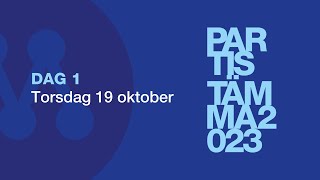 Partistämma Umeå 2023 TORSDAG 19 oktober [upl. by Hadleigh]