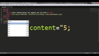 Como redireccionar a otra URL conHTML [upl. by Anabal]