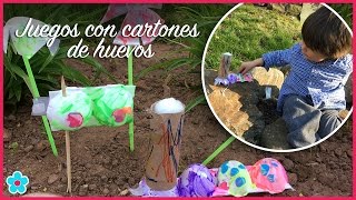 Juegos con Materiales Reciclados  Cartón de HuevosArte y Actividades para niños Toda Mamá [upl. by Enyamrahc346]