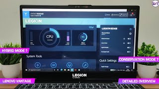 Lenovo Vantage Full Detailed Overview  Hybrid ModeConservation Mode  Explain in Hindi [upl. by Celeski]