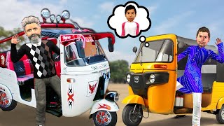 Modified Auto Rickshaw Wala Auto Restoration Hindi Kahani Hindi Moral Stories New Funny Comedy Video [upl. by Bricker]