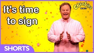 CBeebies  Something Special  Learn Makaton Signs [upl. by Ulphi]