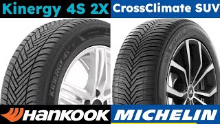 Hankook Kinergy 4S 2 X vs Michelin CrossClimate SUV [upl. by Haman]