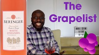 The Grapelist PresentsBeringer White Zinfandel [upl. by Ayvid]