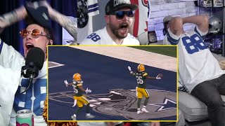 Cowboys Fans React to embarrassing Wild Card Loss vs Green Bay Packers [upl. by Adnilg]