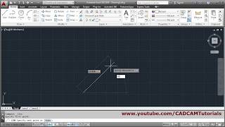 AutoCAD Draw Line in Degrees Minutes Seconds [upl. by Leruj]