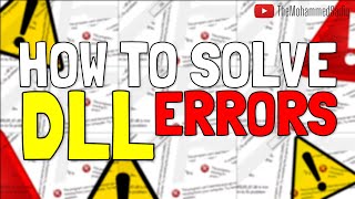 How To Fix All Dll File Errors In Windows 111087 One Step Easily Offline Method  100 Working [upl. by Ynaoj152]