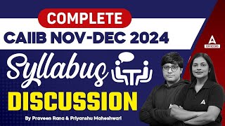 CAIIB 2024 Exam Syllabus  CAIIB New Exam Syllabus 2024  CAIIB Syllabus 2024  CAIIB Nov Dec 2024 [upl. by Schaffer333]