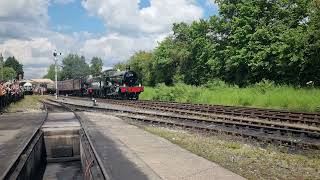 Betton Grange and Dinmore Manor double head away from Toddington May 2024 [upl. by Opal983]